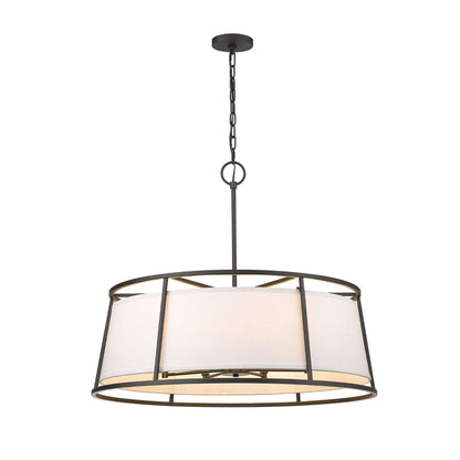 Lenyx Pendant 8 Light Chandelier Iron Ore