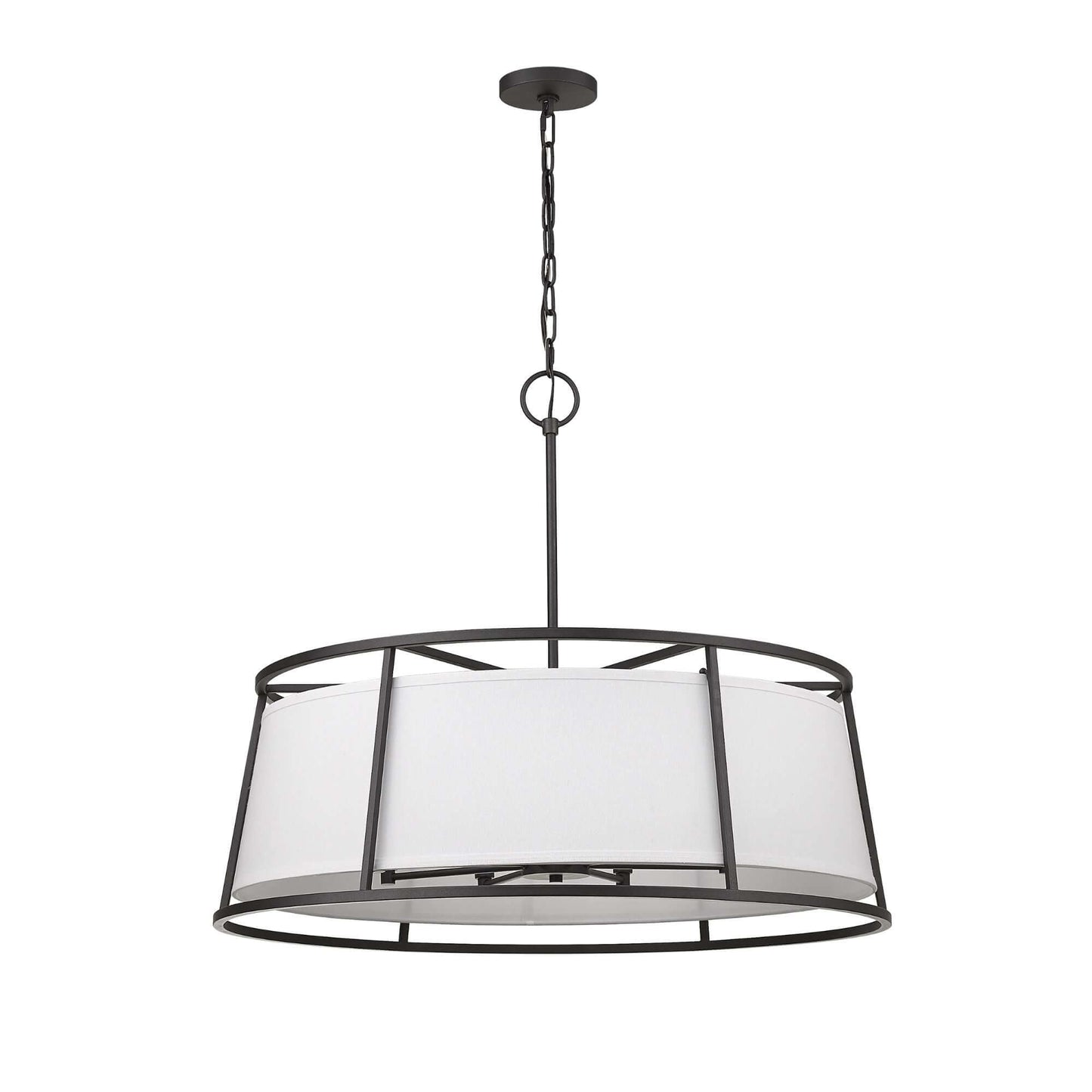 Lenyx Pendant 8 Light Chandelier Iron Ore