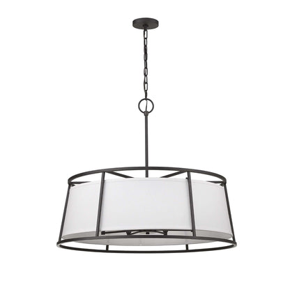 Lenyx Pendant 8 Light Chandelier Iron Ore