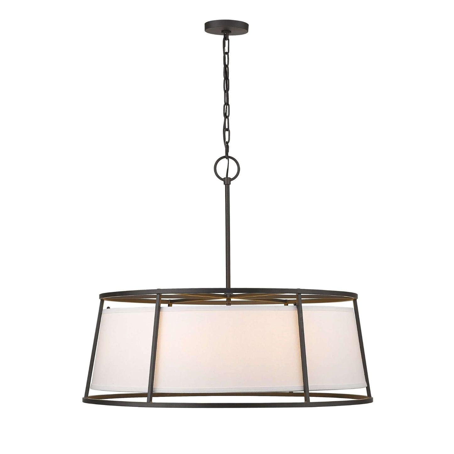 Lenyx Pendant 8 Light Chandelier Iron Ore