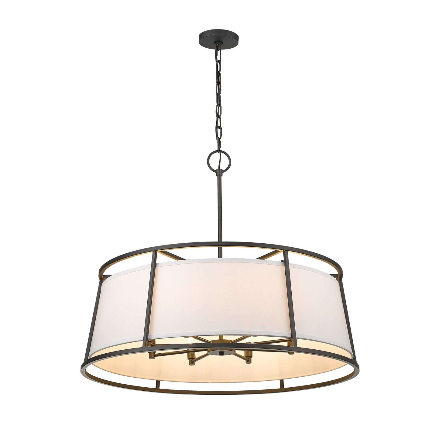 Lenyx Pendant 8 Light Chandelier Iron Ore