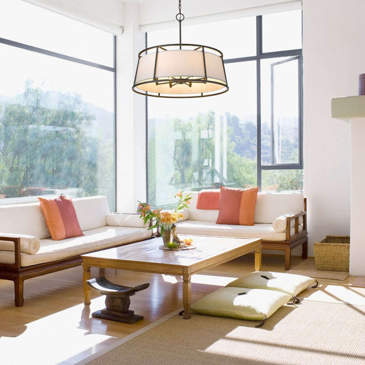 Lenyx Pendant 8 Light Chandelier Iron Ore