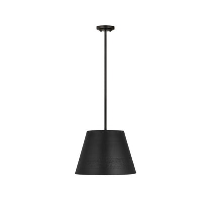 Maddox 1 Light Chandelier Matte Black