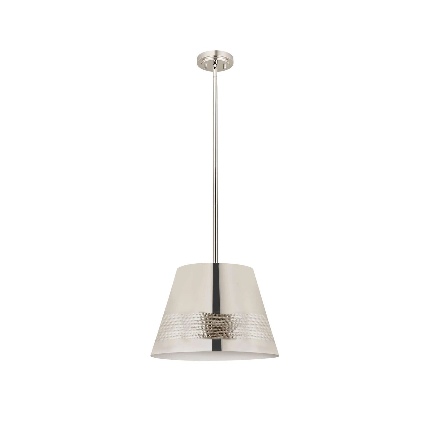 Maddox 1 Light Chandelier Polished Nickel