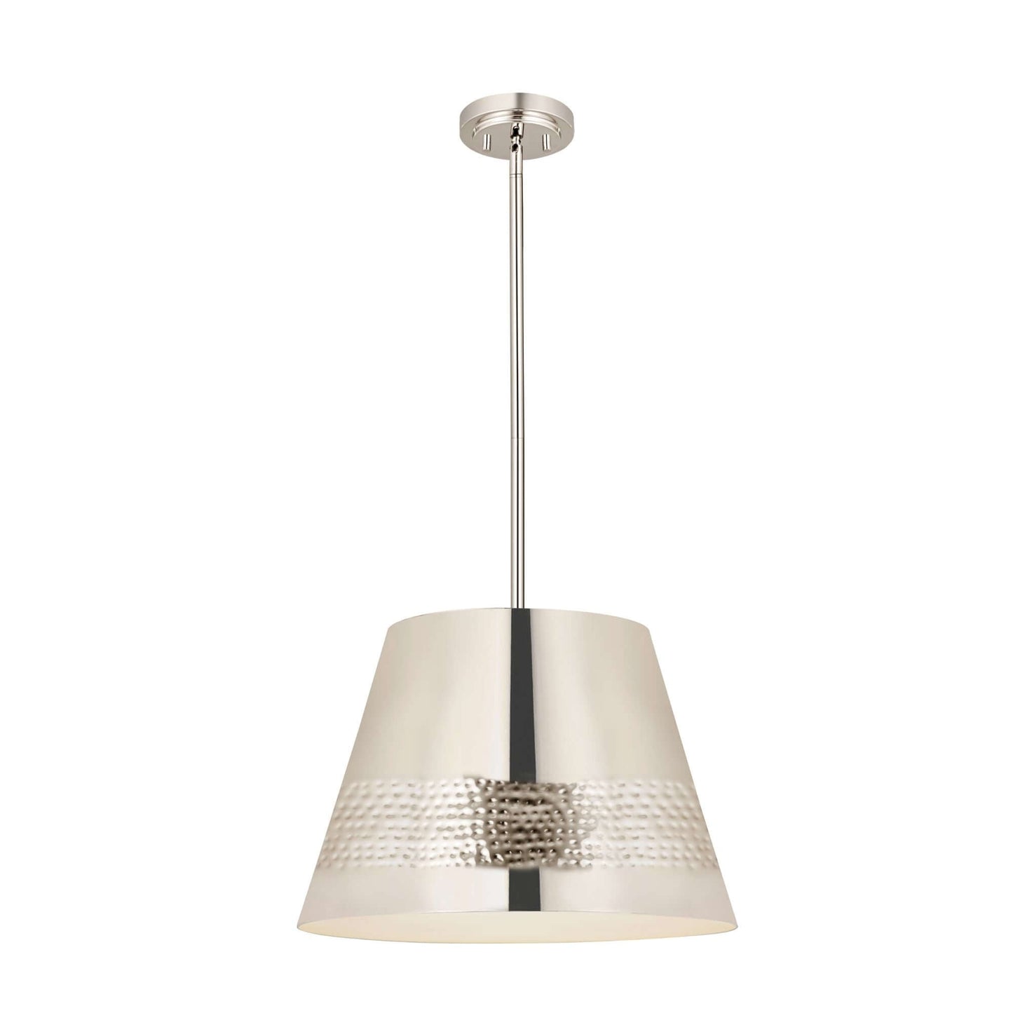 Maddox 1 Light Chandelier Polished Nickel
