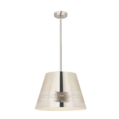 Maddox 1 Light Chandelier Polished Nickel