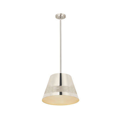Maddox 1 Light Chandelier Polished Nickel