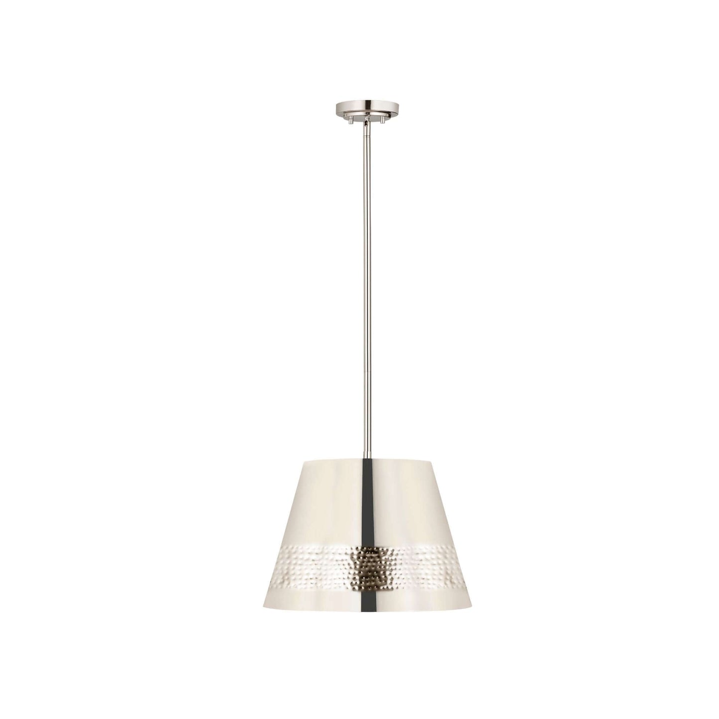 Maddox 1 Light Chandelier Polished Nickel