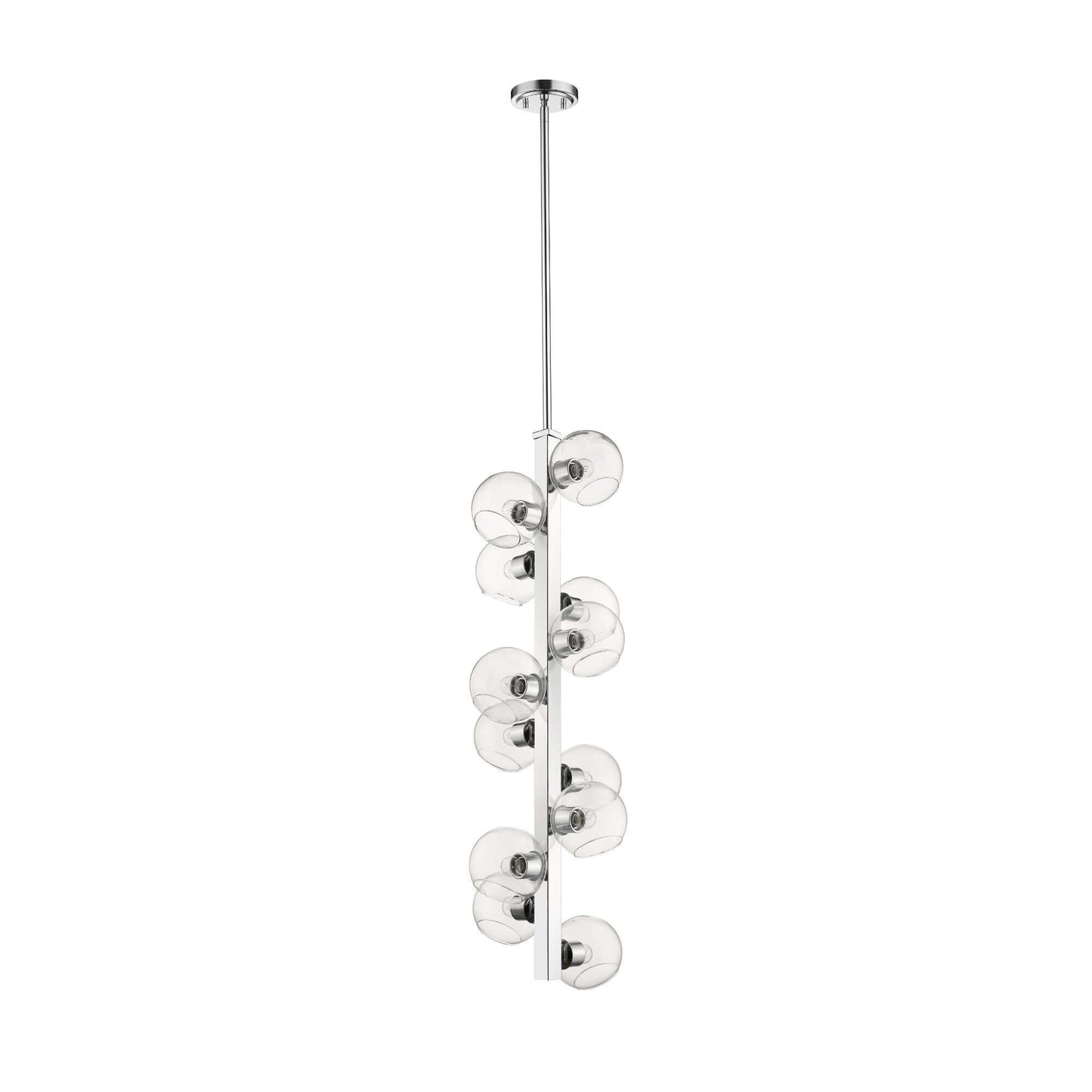 Marquee 12 Light Chandelier Chrome