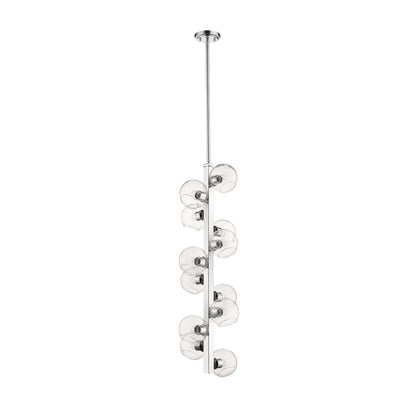 Marquee 12 Light Chandelier Chrome