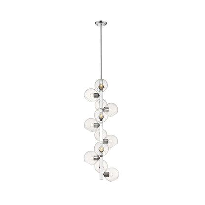 Marquee 12 Light Chandelier Chrome