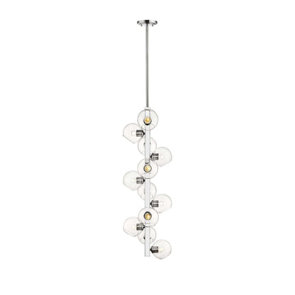 Marquee 12 Light Chandelier Chrome
