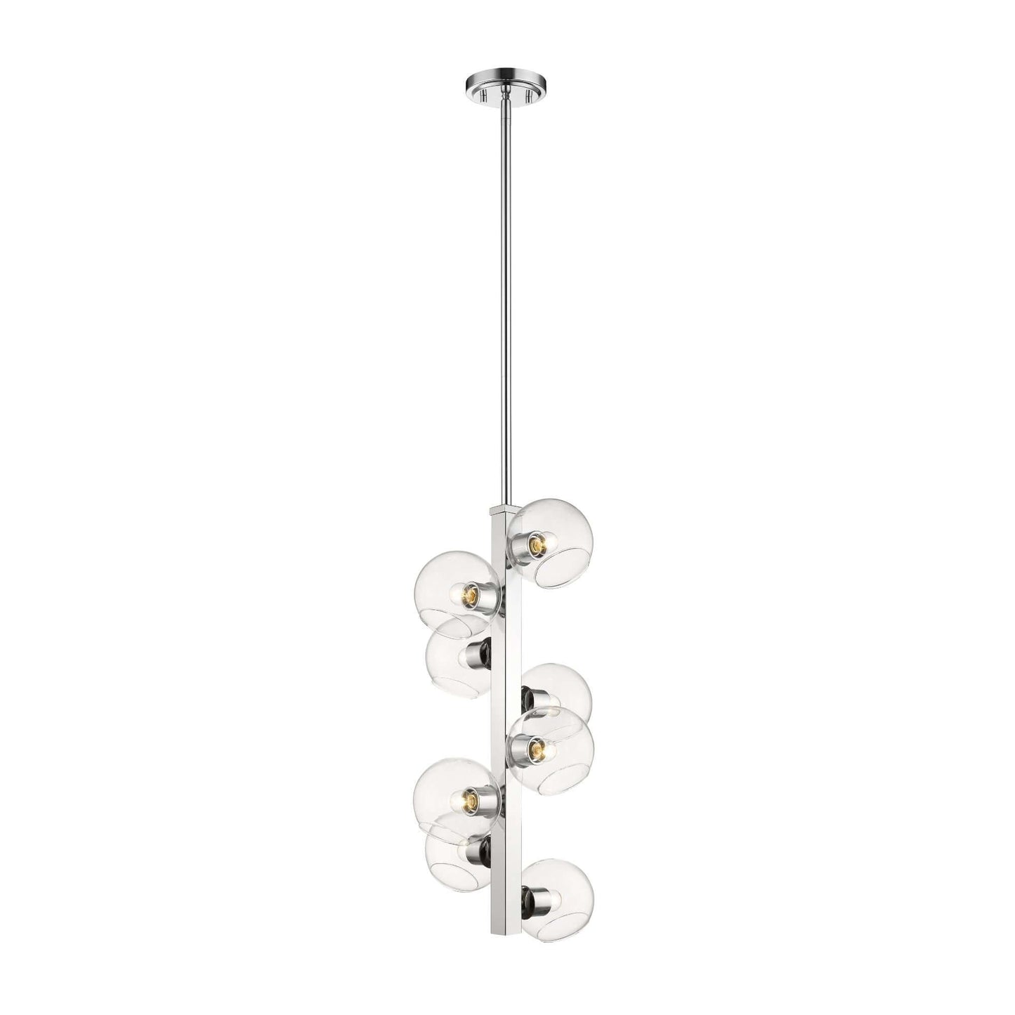Marquee 8 Light Chandelier Chrome