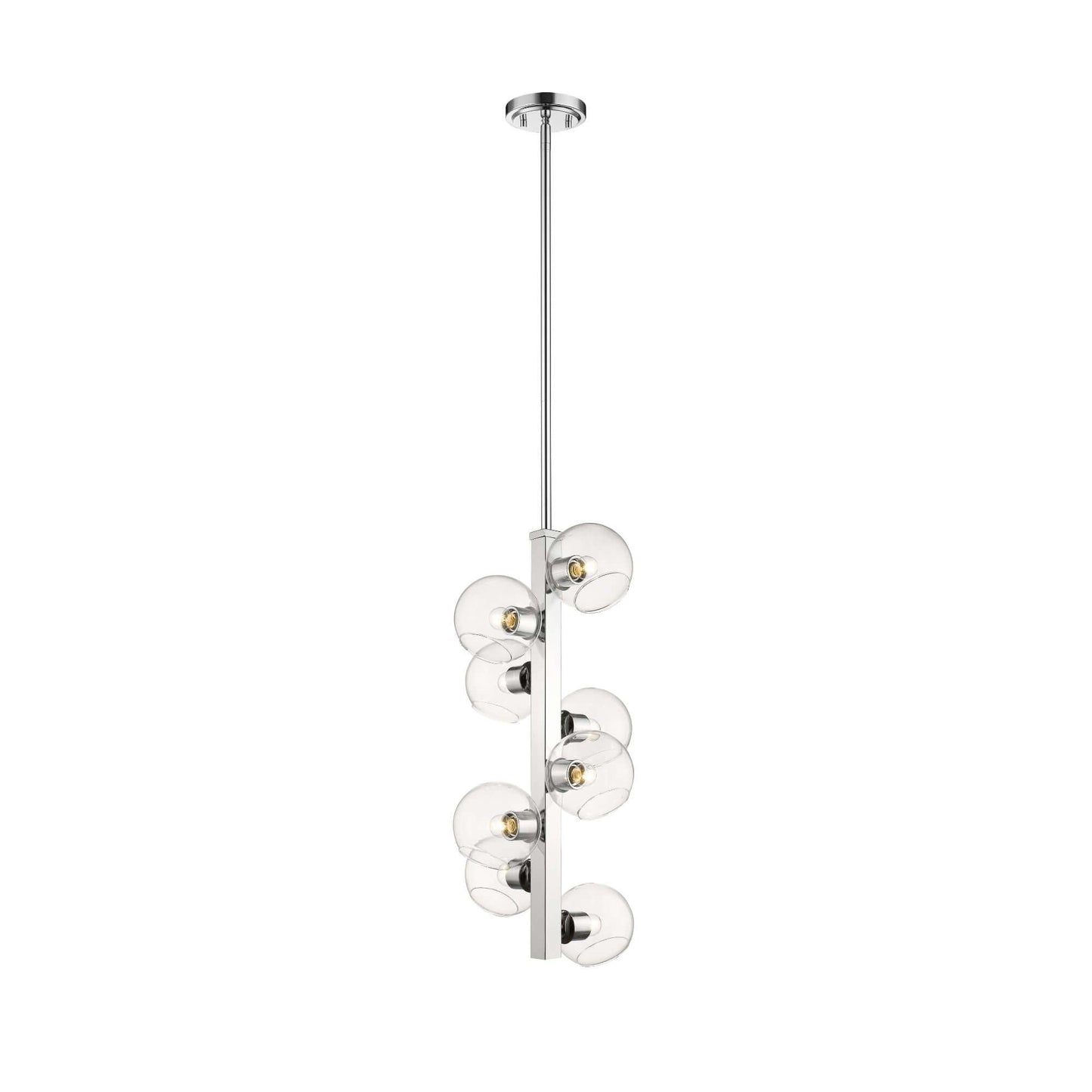 Marquee 8 Light Chandelier Chrome