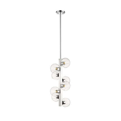 Marquee 8 Light Chandelier Chrome