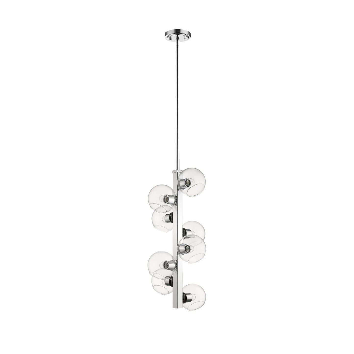 Marquee 8 Light Chandelier Chrome