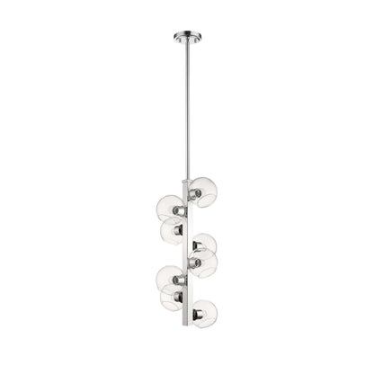 Marquee 8 Light Chandelier Chrome