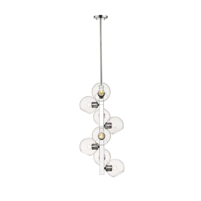 Marquee 8 Light Chandelier Chrome