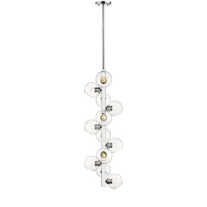 Marquee 12 Light Chandelier Chrome