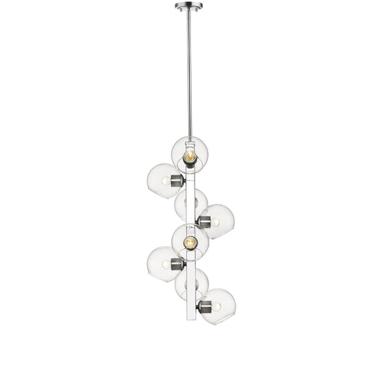 Marquee 8 Light Chandelier Chrome