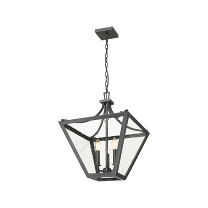 Montalcino 3 Light Chandelier Iron Ore