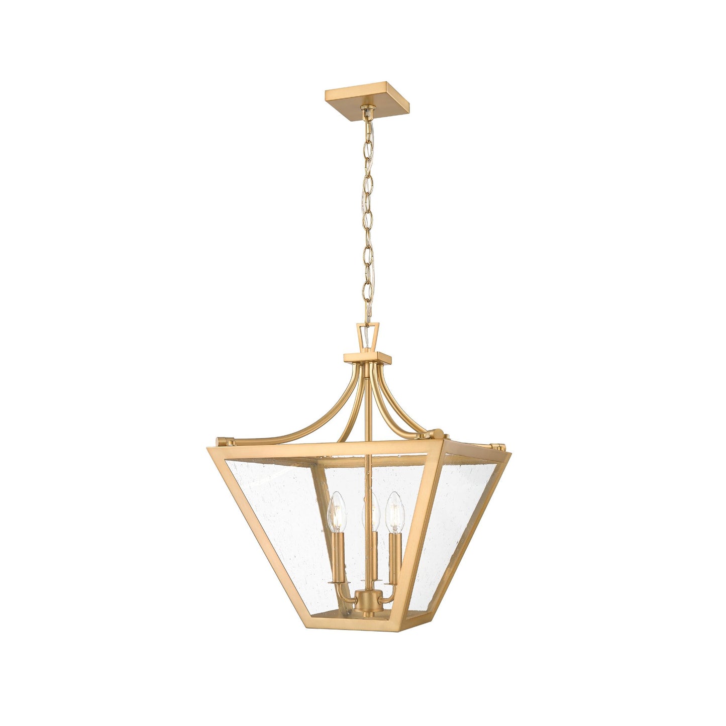 Montalcino 3 Light Chandelier Rubbed Brass
