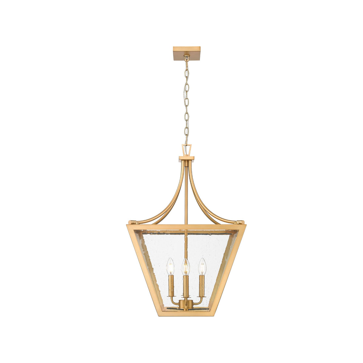 Montalcino 4 Light Chandelier Rubbed Brass