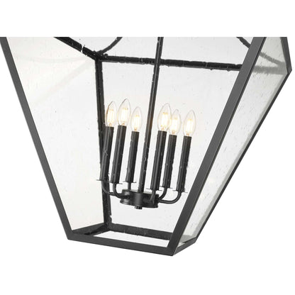 Montalcino 6 Light Chandelier Iron Ore