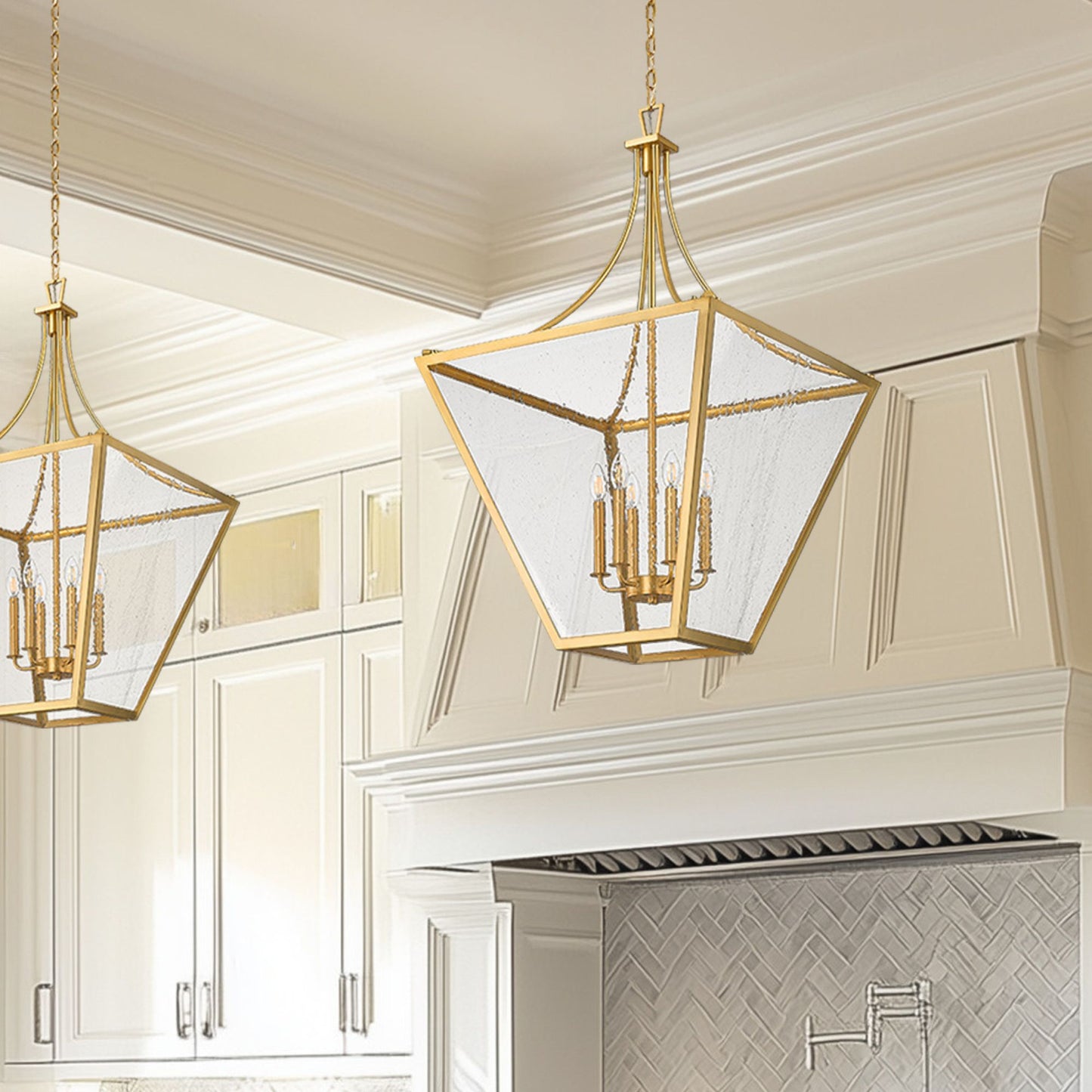 Montalcino 6 Light Chandelier Rubbed Brass
