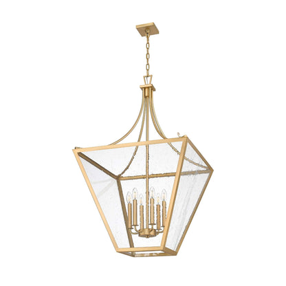 Montalcino 6 Light Chandelier Rubbed Brass