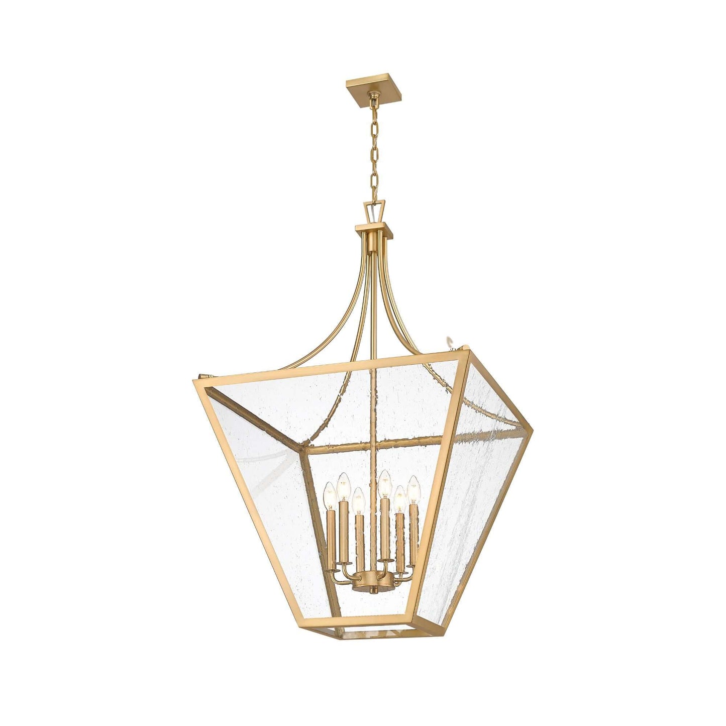 Montalcino 6 Light Chandelier Rubbed Brass