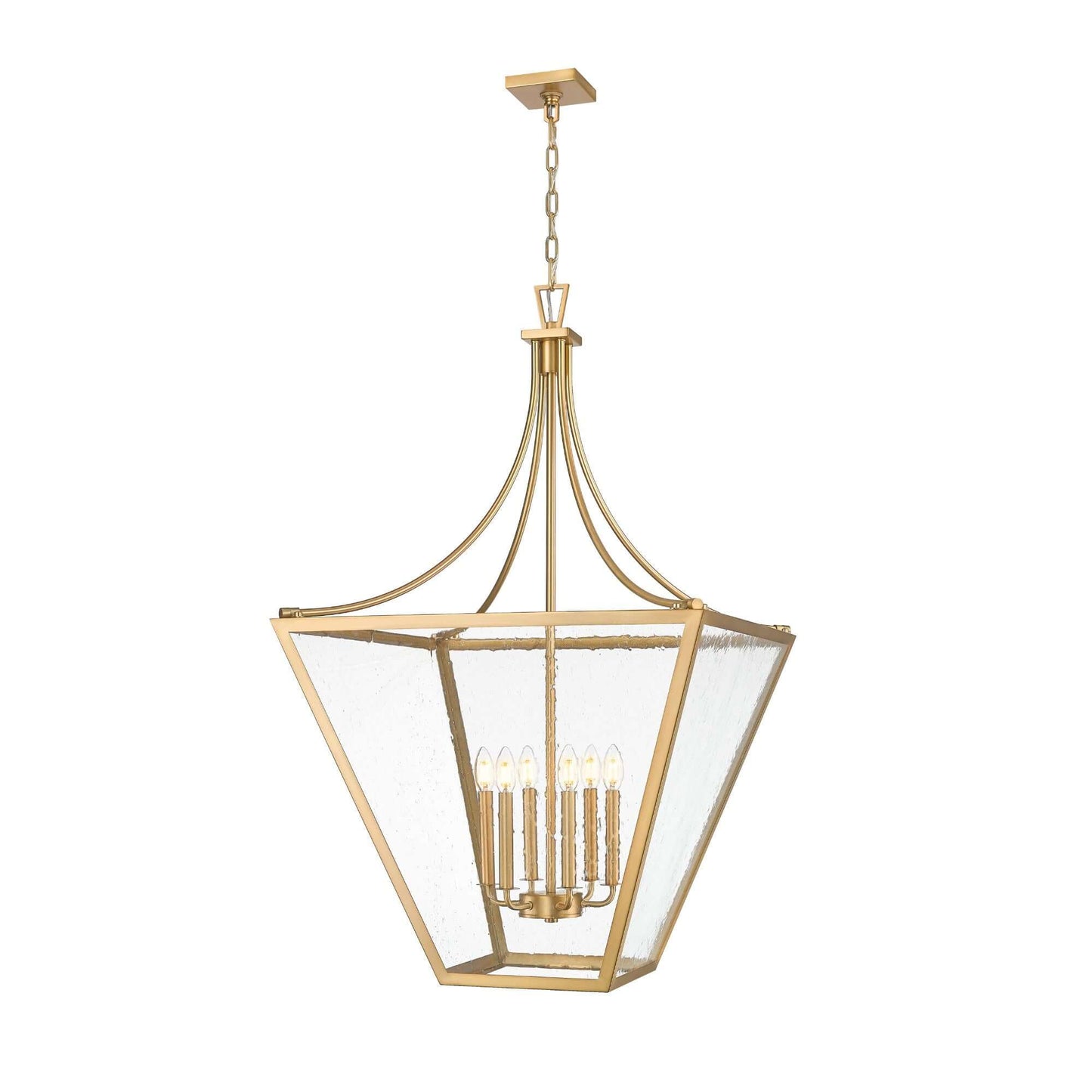 Montalcino 6 Light Chandelier Rubbed Brass