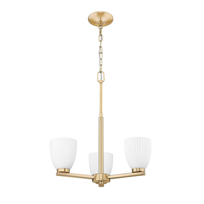 Naya 3 Light Chandelier Modern Gold