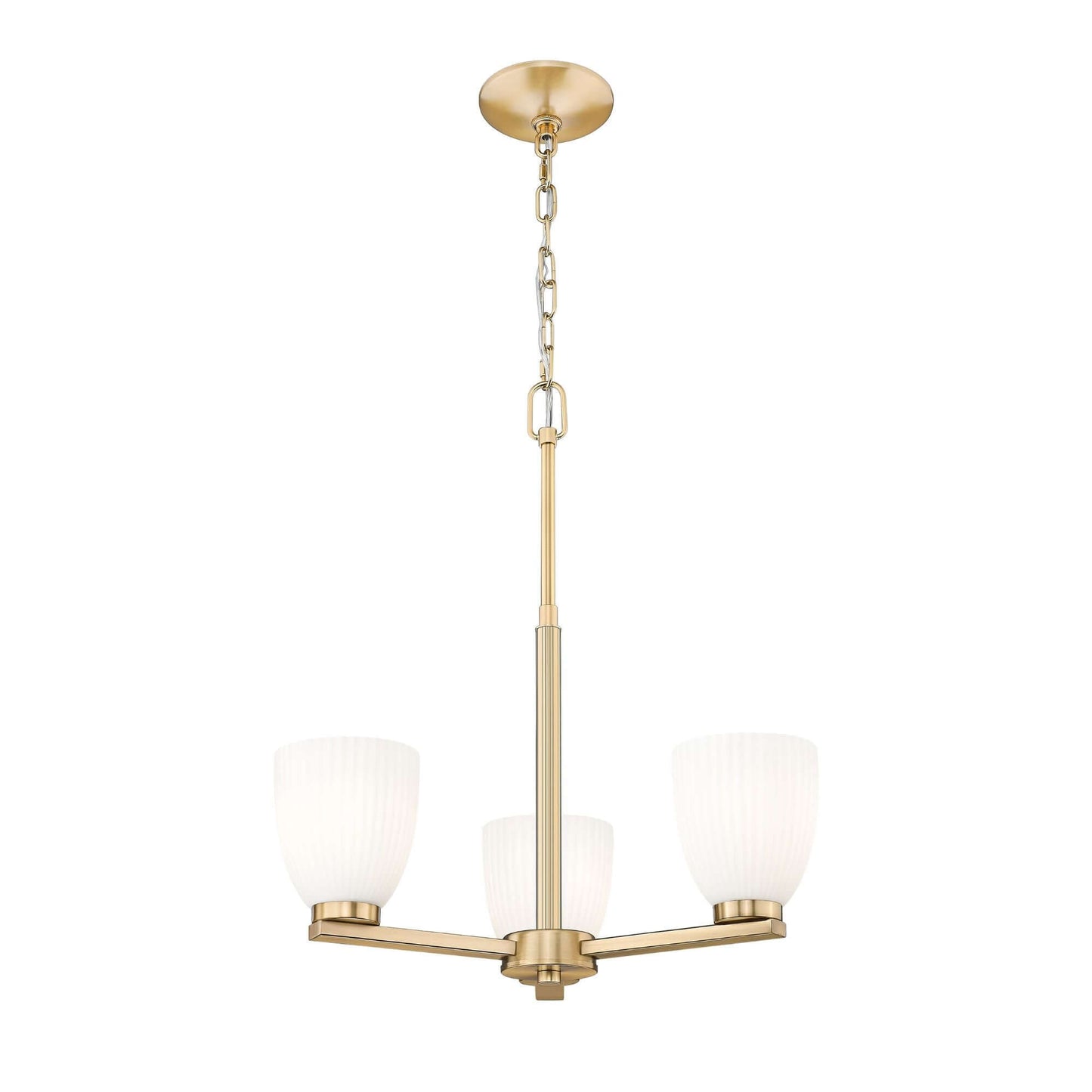 Naya 3 Light Chandelier Modern Gold