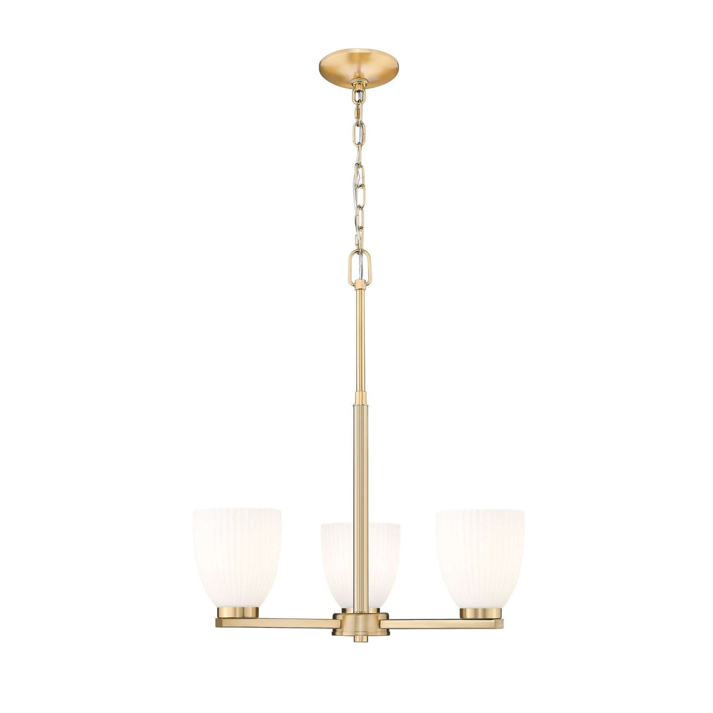 Naya 3 Light Chandelier Modern Gold