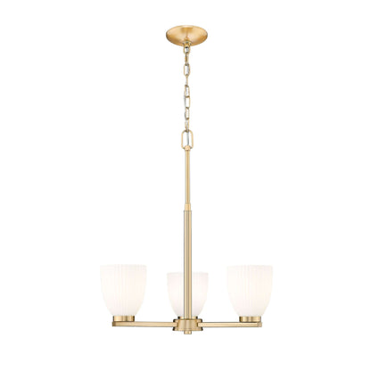 Naya 3 Light Chandelier Modern Gold