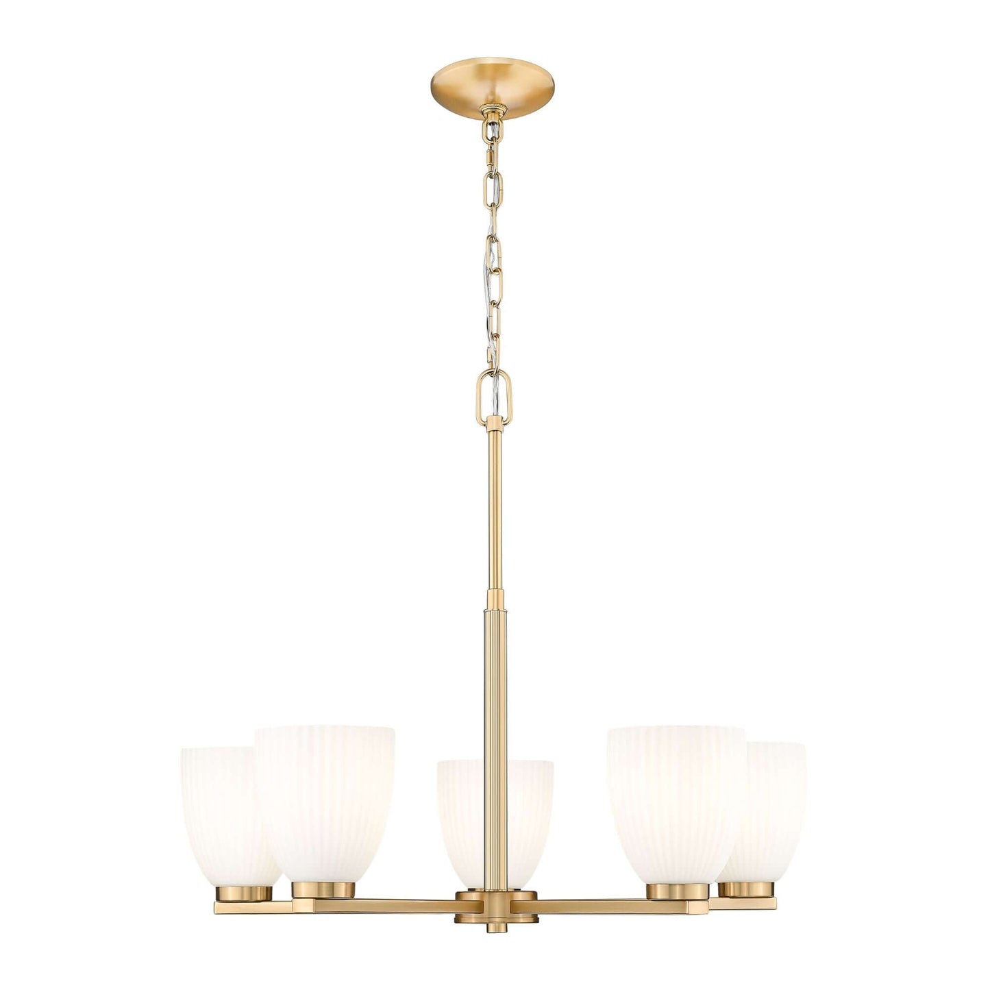 Naya 5 Light Chandelier Modern Gold
