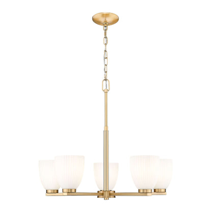 Naya 5 Light Chandelier Modern Gold