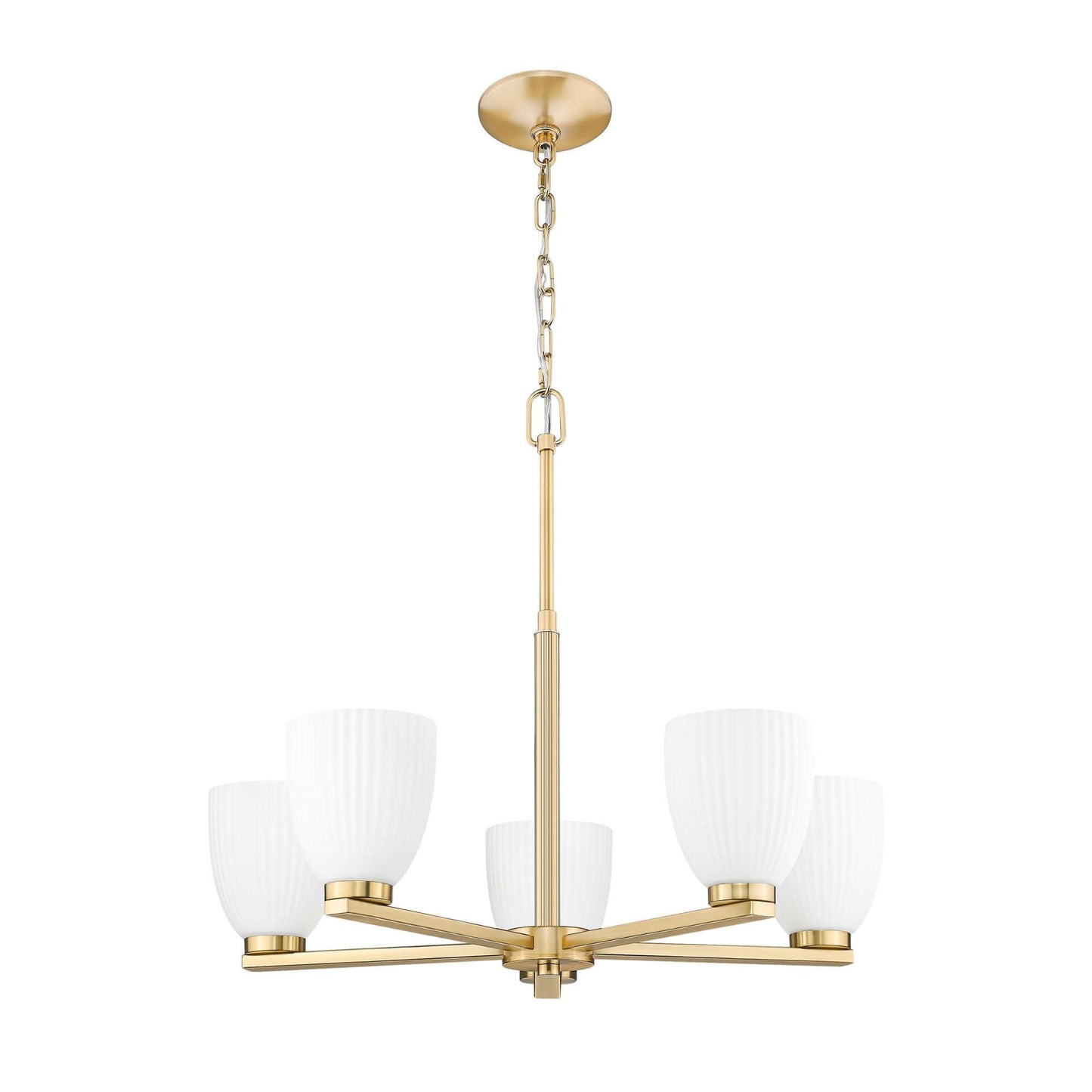 Naya 5 Light Chandelier Modern Gold