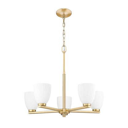Naya 5 Light Chandelier Modern Gold