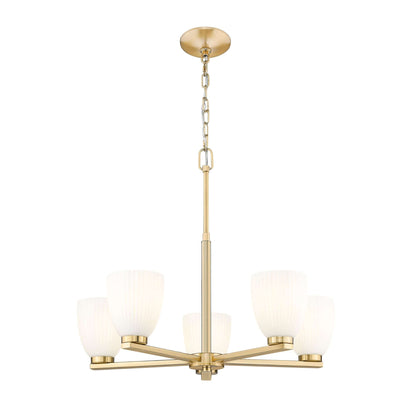 Naya 5 Light Chandelier Modern Gold