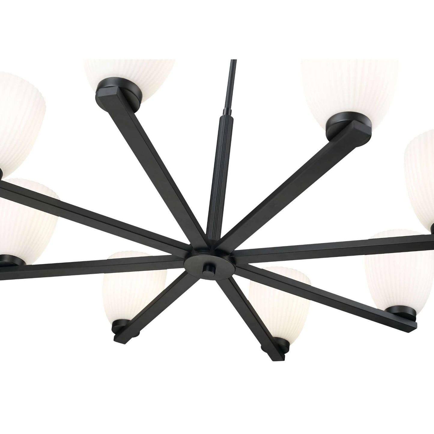 Naya 8 Light Chandelier Matte Black