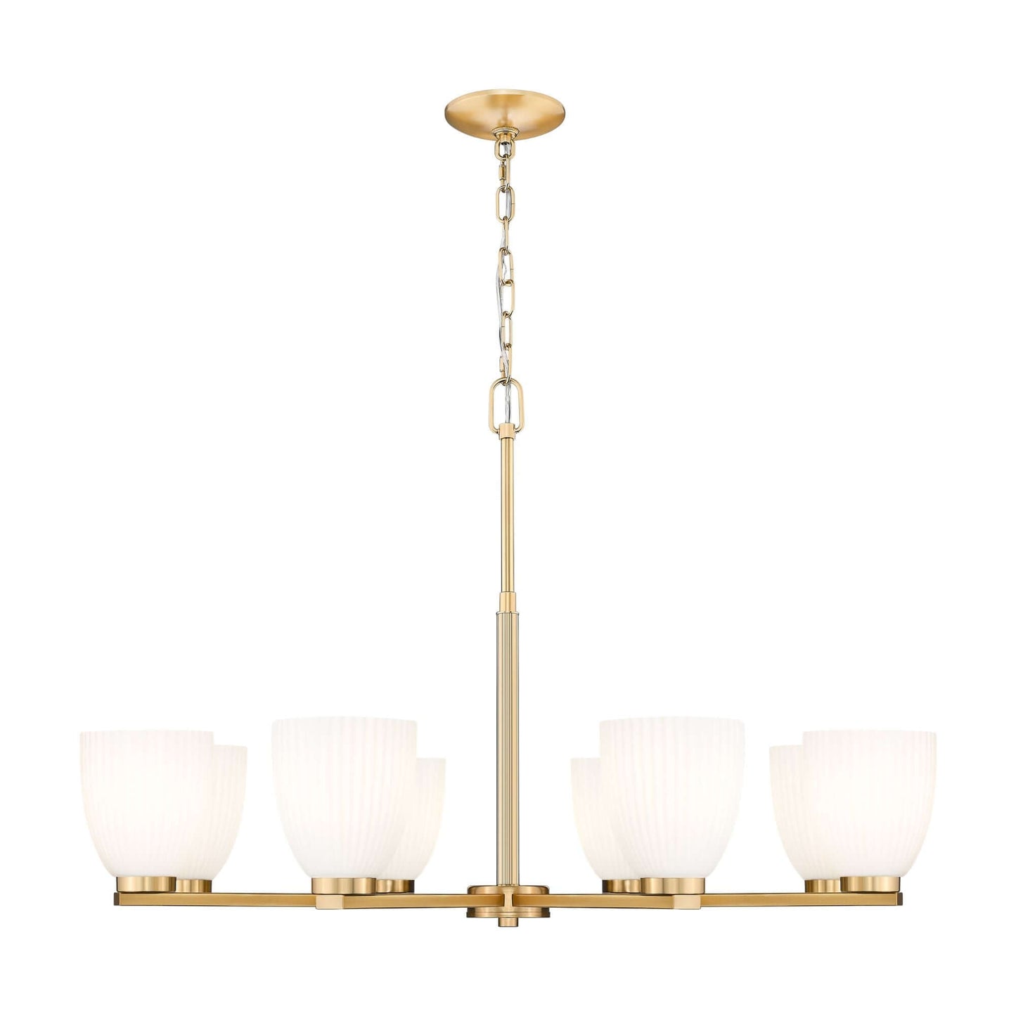 Naya 8 Light Chandelier Modern Gold