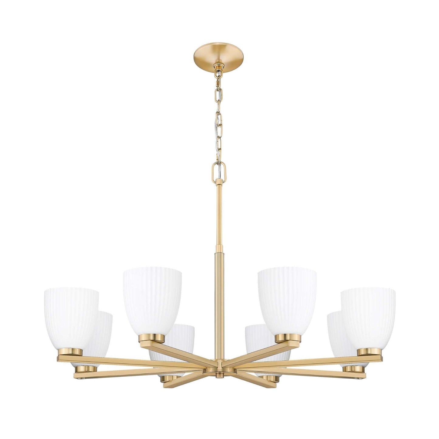 Naya 8 Light Chandelier Modern Gold