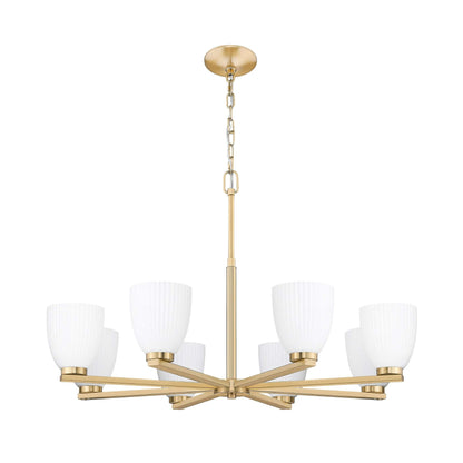 Naya 8 Light Chandelier Modern Gold