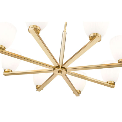 Naya 8 Light Chandelier Modern Gold