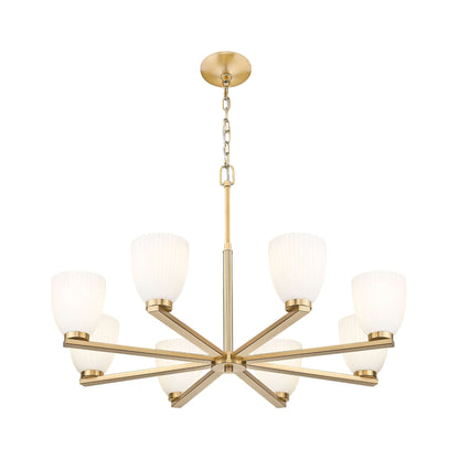 Naya 8 Light Chandelier Modern Gold