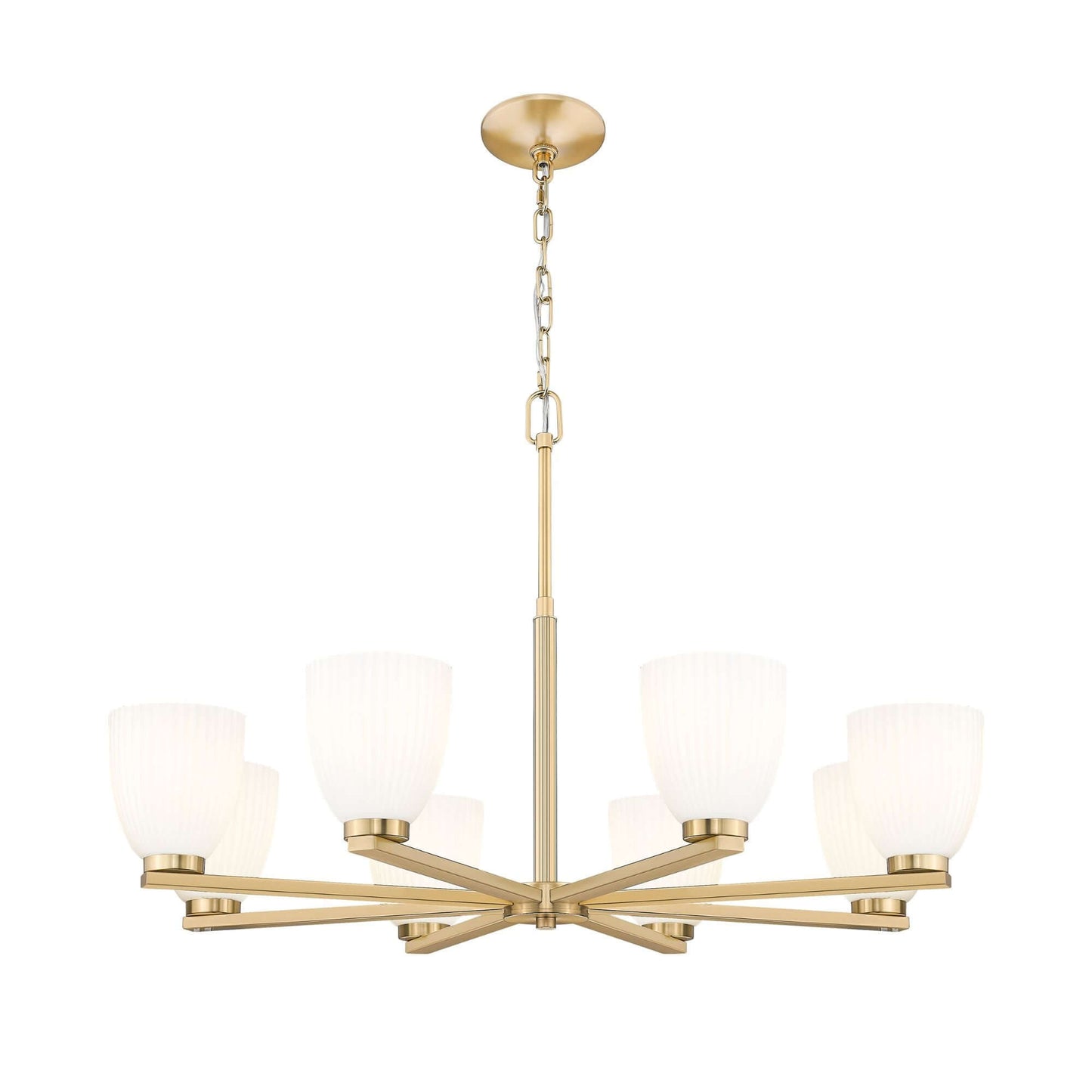Naya 8 Light Chandelier Modern Gold