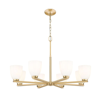 Naya 8 Light Chandelier Modern Gold