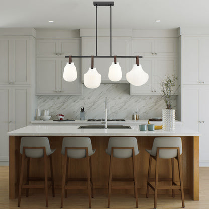 Newbury 4 Light Pendant Matte Black